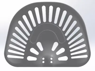 High quality 3D Bar Stool model 3D model 2