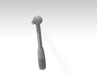 Socket Wrench Free 3D model by burakberk
