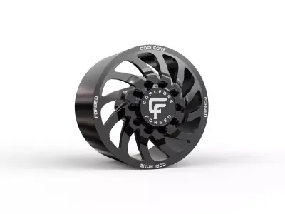 corleone front delitto dually wheel 3D print model