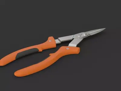 gardening shears 3D model