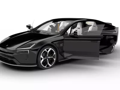 Polestar 5 2026 HQ 3d model 3D model