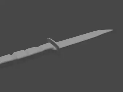 Kombat Knife Free 3D model purchase