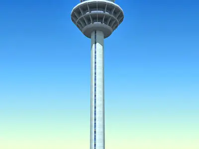 Bubble Control Tower  3D model