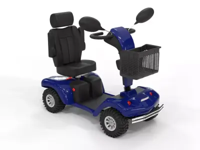 Electric Mobility Scooter 3D model