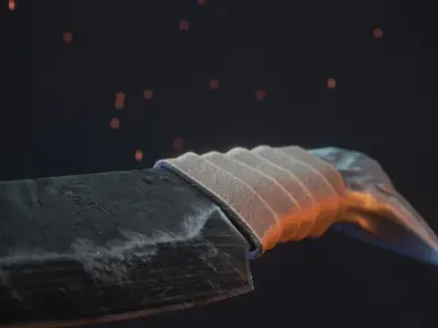 Viking Dagger 1 Low-poly 3D model