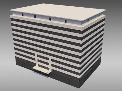 Commercial Building 014 3D model