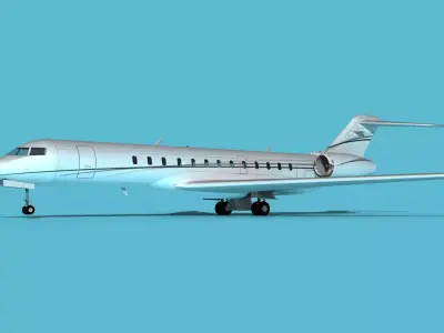 Bombardier Global 7000 V02 3D model