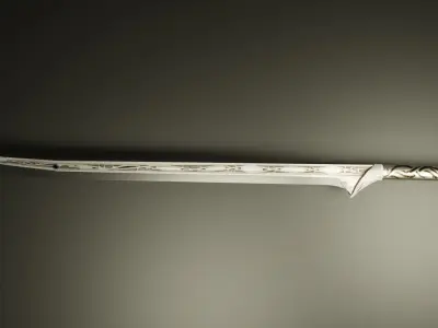 Thranduil sword Low-poly 3D model
