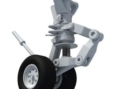 Landing Gear V5 3D model