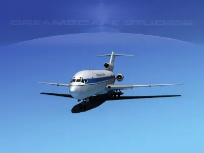 Boeing 727-100 Frontier 3D model