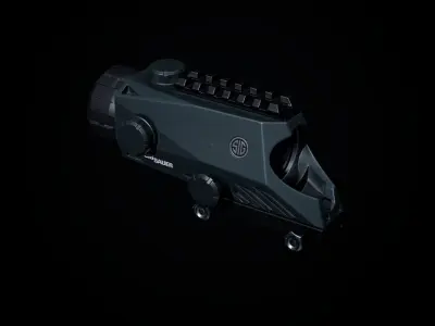 Bravo 4 PBR Low-poly 3D model