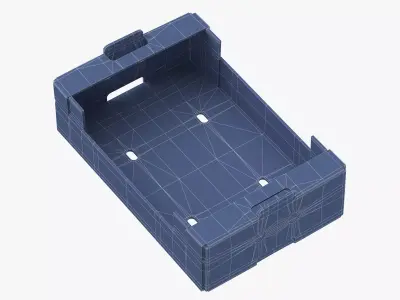 Cardboard Display Box 02 Game Ready 3D model