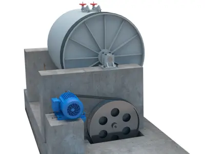 molino mini 3D model