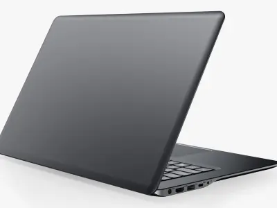 Notebook Generic 15 inch Black 3D model