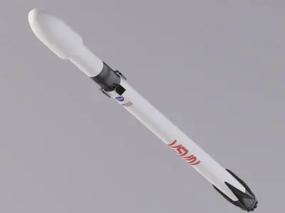 SpaceX Falcon 9 Rocket 3D model
