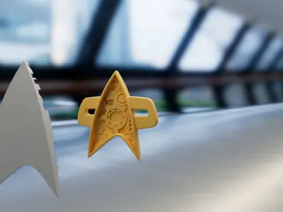 Star Trek DS9 Badge 3D model