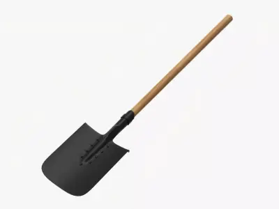 Shovel gardening 03 3D model