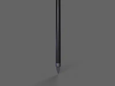 PBR Polearm V1a Low-poly 3D model
