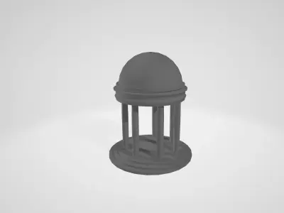 Tuscan Order Exterior Design Low-poly 3D model purchase