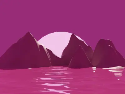 Sunshine animation 3D model