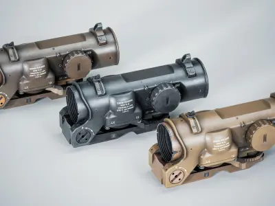 Elcan Scope Low-poly 3D model