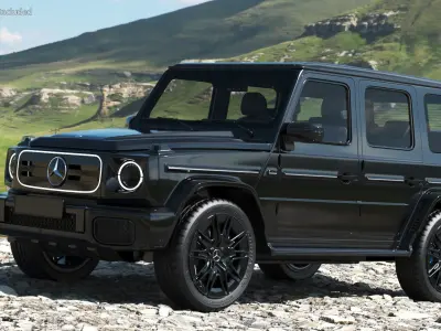 Mercedes-Benz G580 2025 Black 3D model