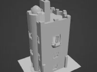 castle Free 3D model 2