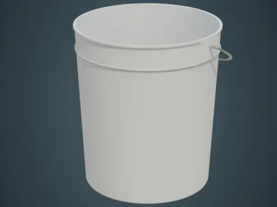 Bucket 2A Low-poly 3D model
