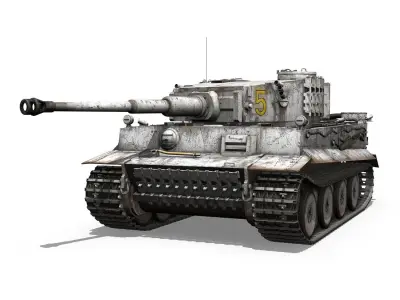 Panzer VI - Tiger - 5 - Early Production 3D model