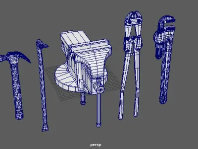 Ultimate Mechanic Toolkit Low-poly 3D model