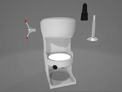 Bingsu Maker Low-poly 3D model
