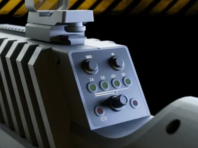 Drone Defense Low-poly 3D model