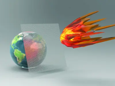 EARTH protect squad Low-poly 3D model
