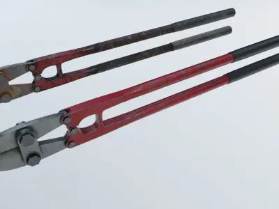 Bolt Cutters Low-poly 3D model