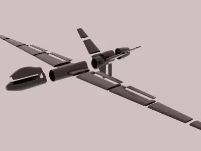 MQ 9 Reaper UAV model for 3d printing Free 3D print model