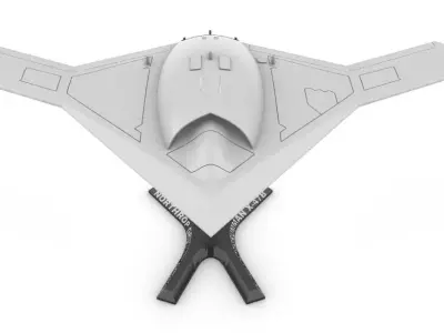 X 47B Northrop Grumman Drone  3D print model
