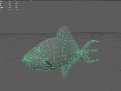 Filefish Low-poly 3D model get