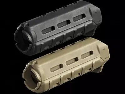 Magpul MOE M-Lok Handguard Low-poly 3D model