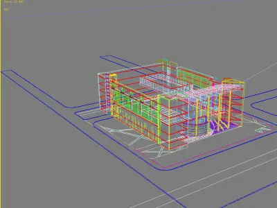 Museum Building 3D model buy