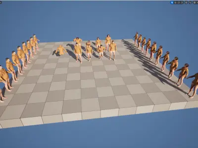 Tactical Jacket 25 - All MH Bodies and UE5 Skeletons - Rigged Low-poly 3D model