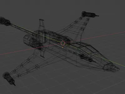 Military Airplane Low-poly 3D model purchase