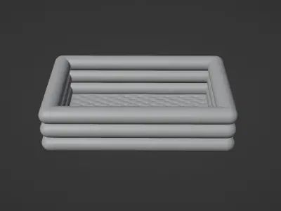 Inflatable pool outdoor 3 3D model