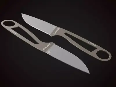 Knife 1 C Low-poly 3D model