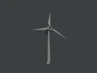 Wind Turbine 3D model 6