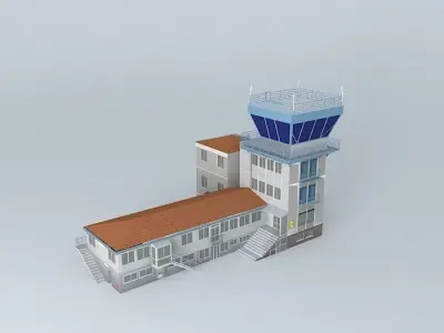 Control tower Free 3D model