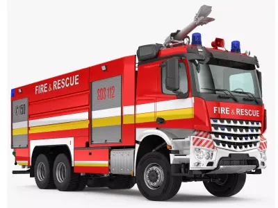 Generic Fire Truck 3D model