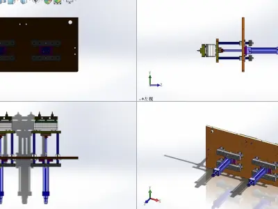 Thermal heating mechanism 3D model