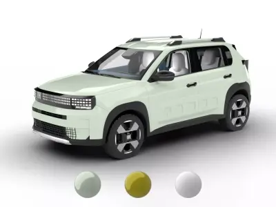 Fiat Grande Panda Petrol 2026 3d model 3D model