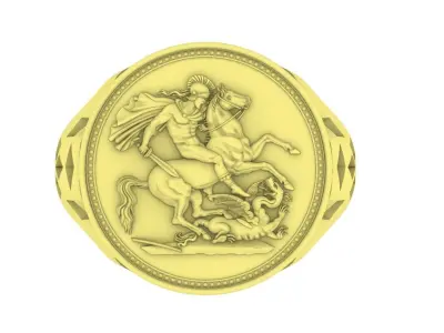 Alexander The King Ring 3D print model