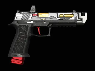 SIG P320 Combat Master Kit Low-poly 3D model